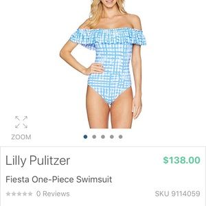 Lilly Pulitzer Fiesta Off Shoulder Bathing Suit